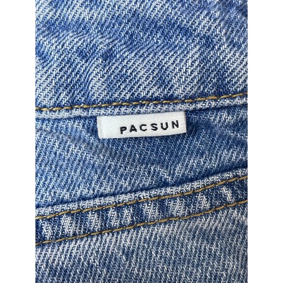 Pacsun Women's Blue Washed Mom Jeans Pants Sz 22 - Picture 6 of 9